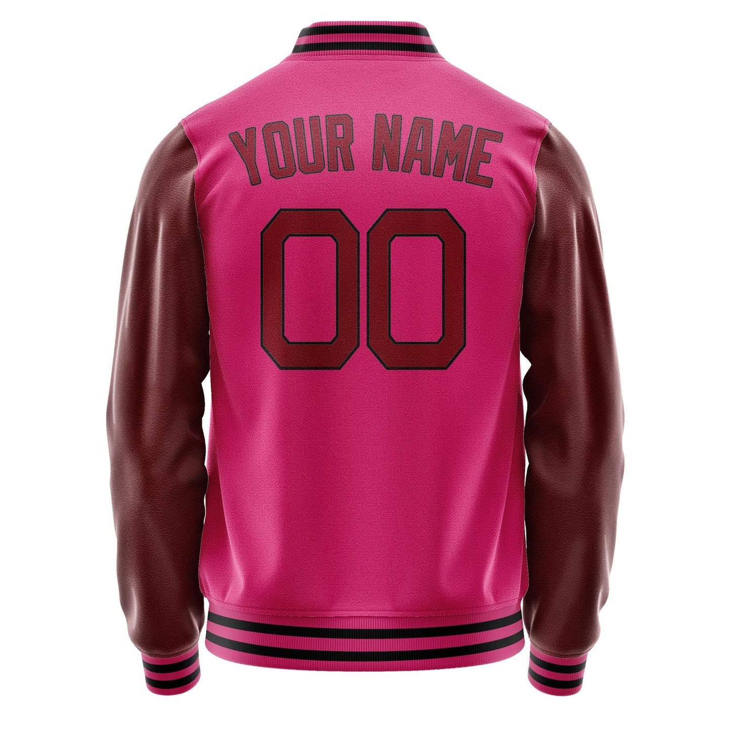 Custom Pink Crimson Red Jacket JA1313151317B21715