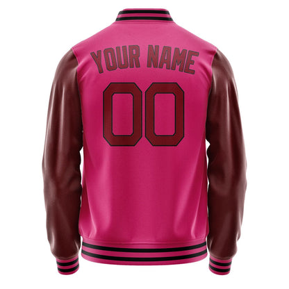 Custom Pink Crimson Red Jacket JA1313151317B21715
