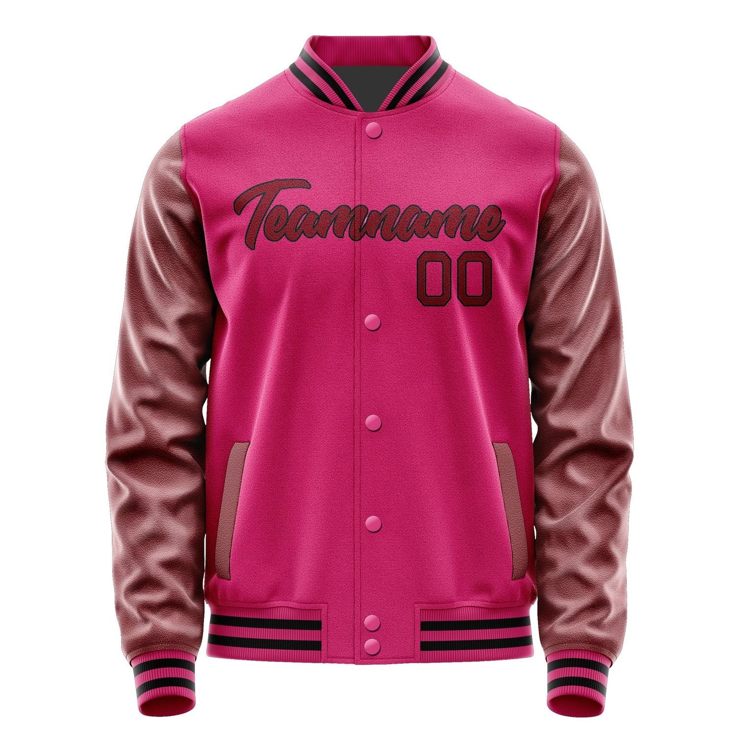 Custom Pink Crimson Red Jacket JA1313151317B21715