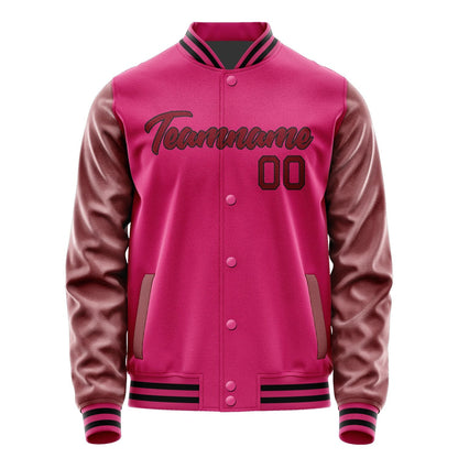 Custom Pink Crimson Red Jacket JA1313151317B21715