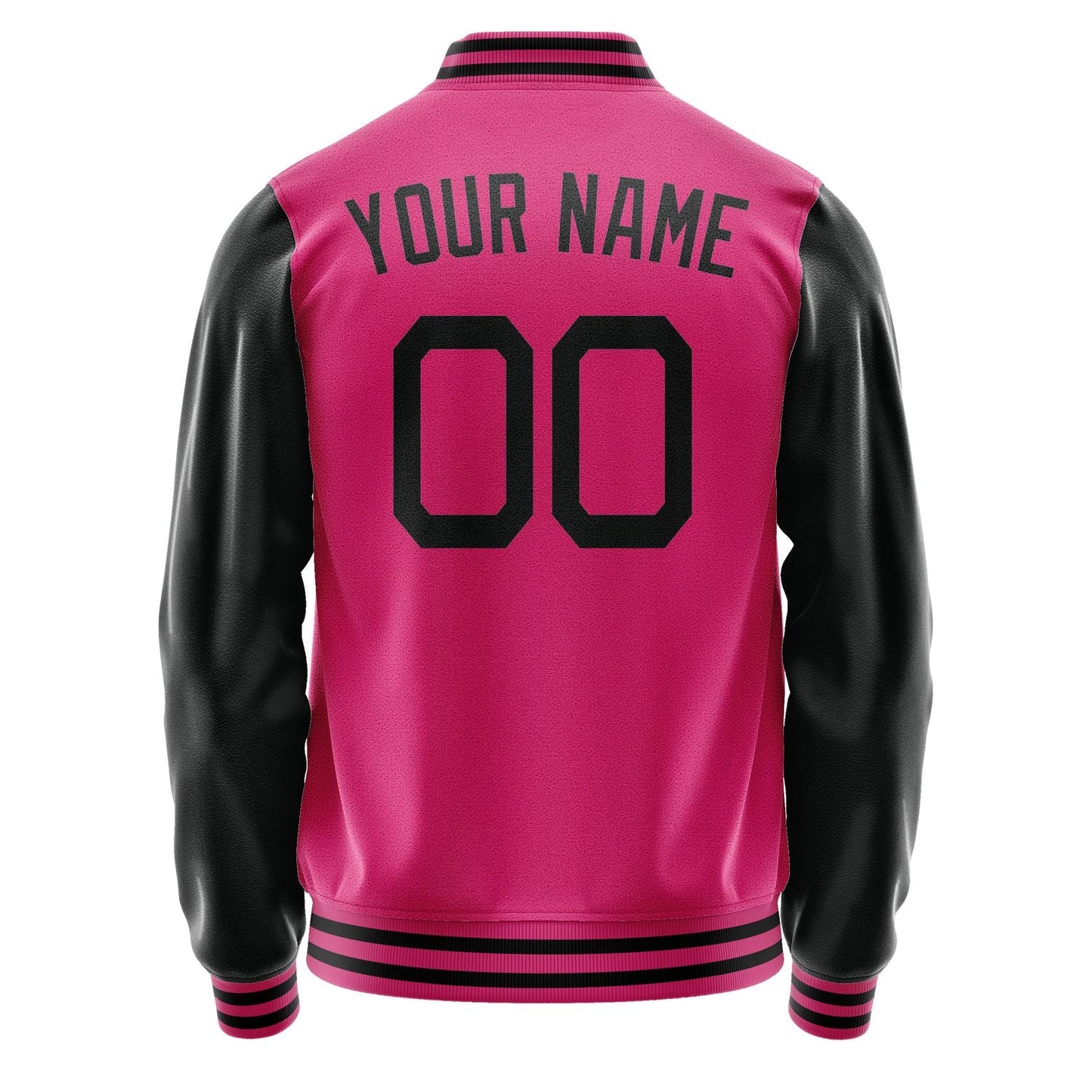 Custom Pink Black Jacket JA1313171317B21717