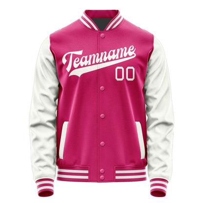 Custom Pink White Jacket JA1313181318B31818