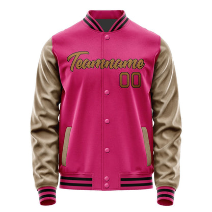 Custom Pink Khaki Jacket JA1313221317B21722