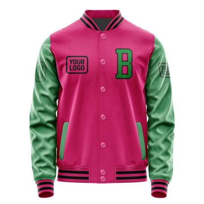 Custom Pink Emerald Green Jacket JA131324131717242417