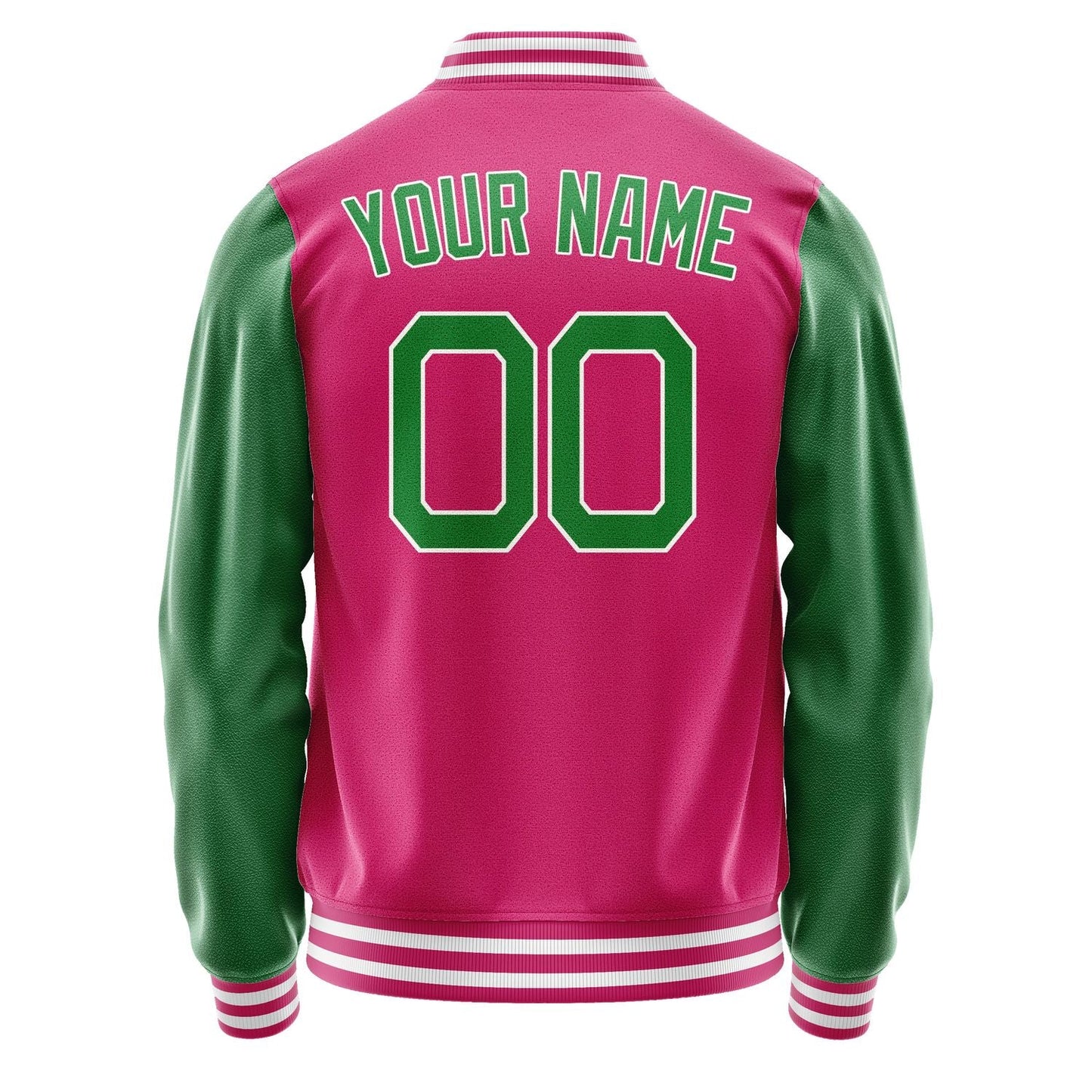 Custom Pink Emerald Green Jacket JA1313241318B21824