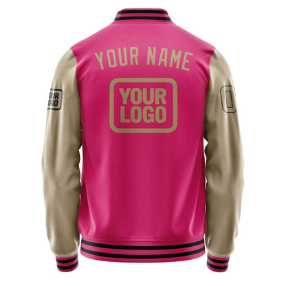 Custom Pink Light Khaki Jacket JA131325131717252517