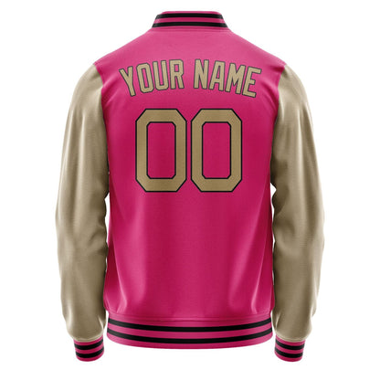 Custom Pink Light Khaki Jacket JA1313251317B21725