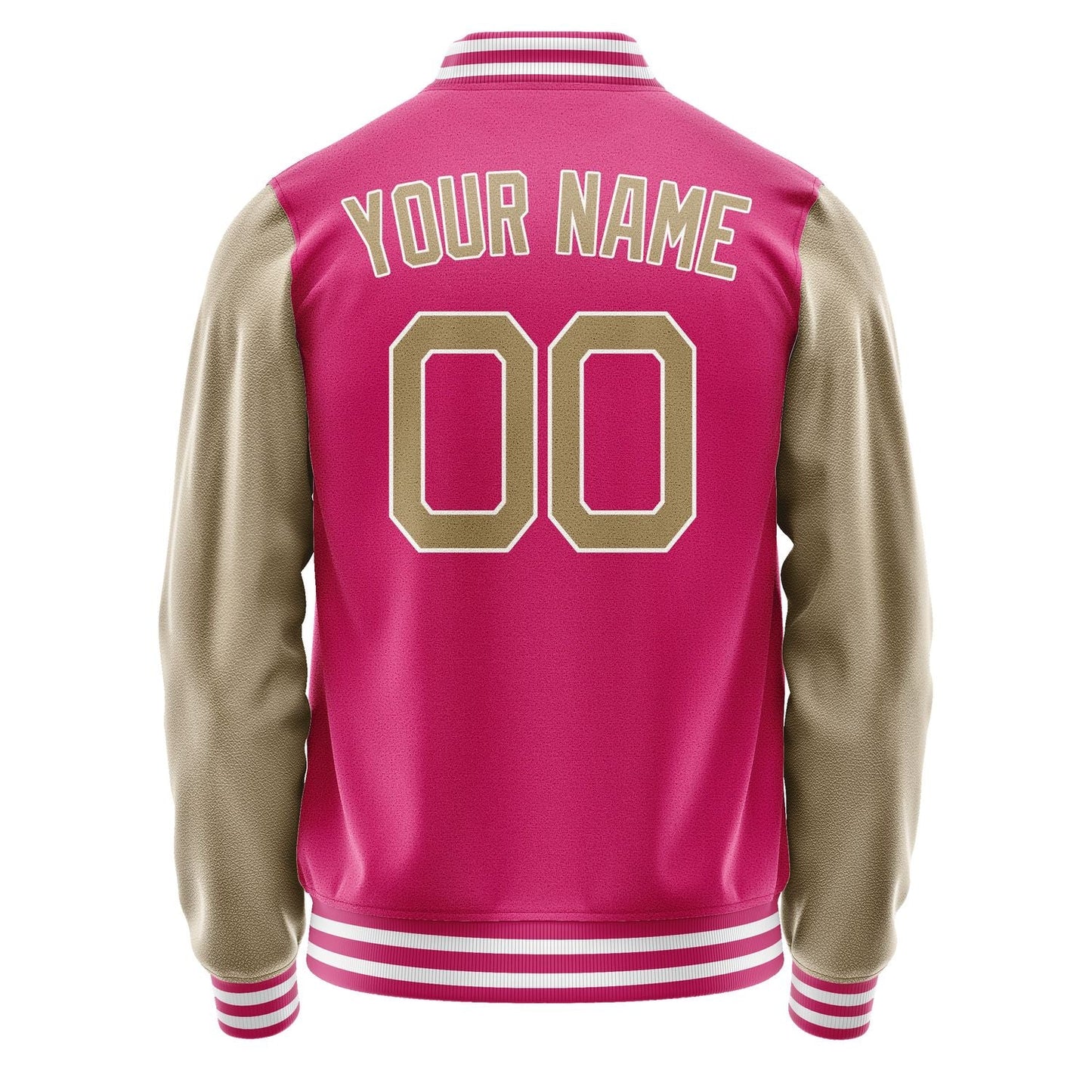 Custom Pink Light Khaki Jacket JA1313251318B21825