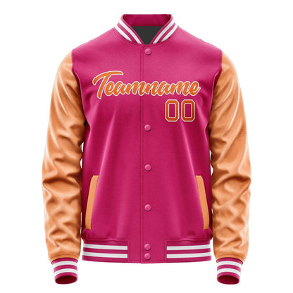Custom Pink Orange Jacket JA1313281318B21828