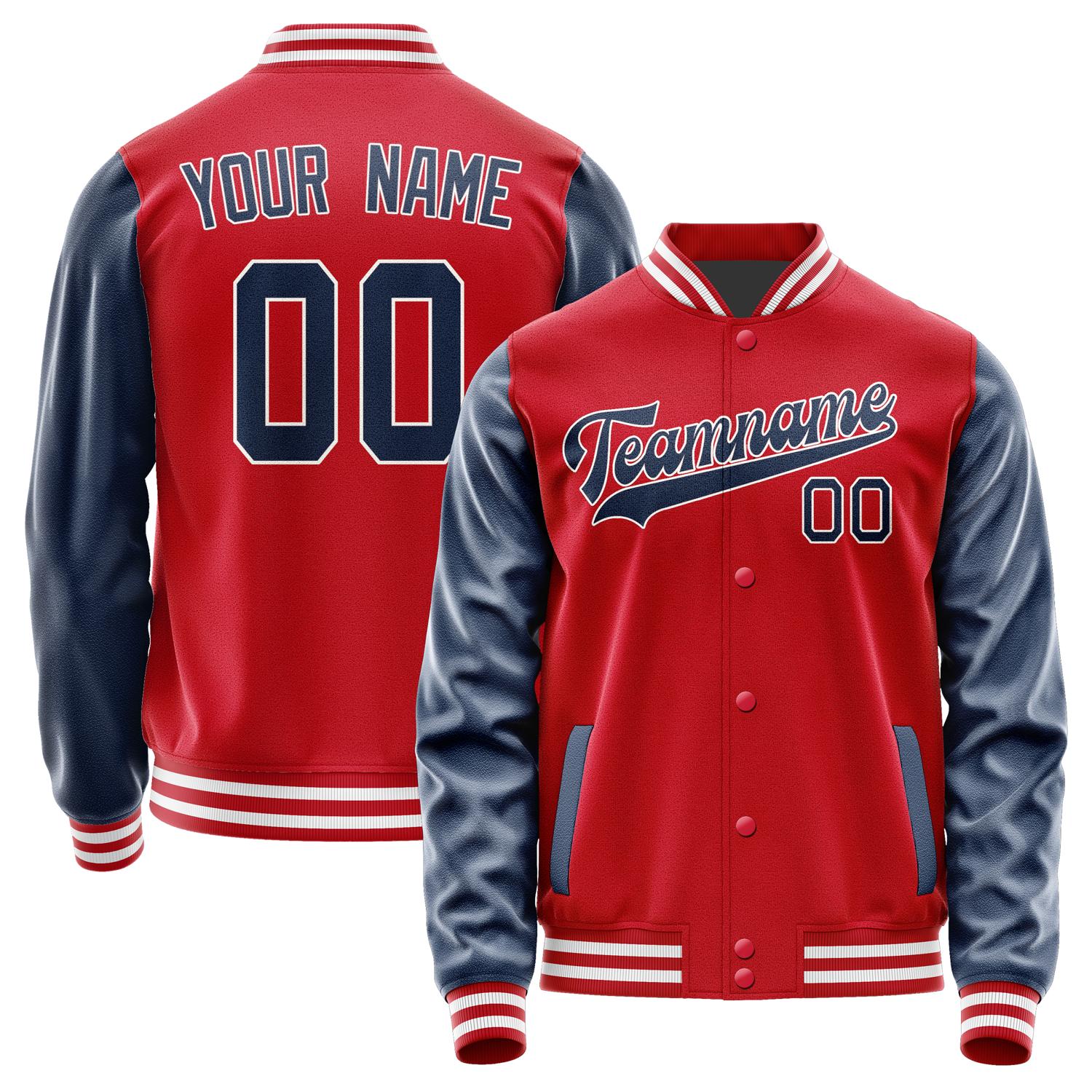 Custom Red Blue Jacket JA1414101418B31810