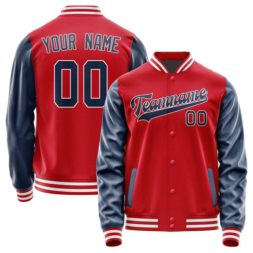 Custom Red Blue Jacket JA1414101418B31810