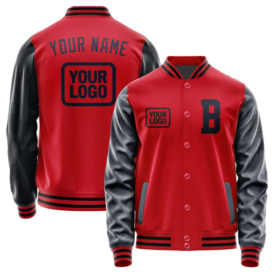 Custom Red Navy Jacket JA141411141717111117