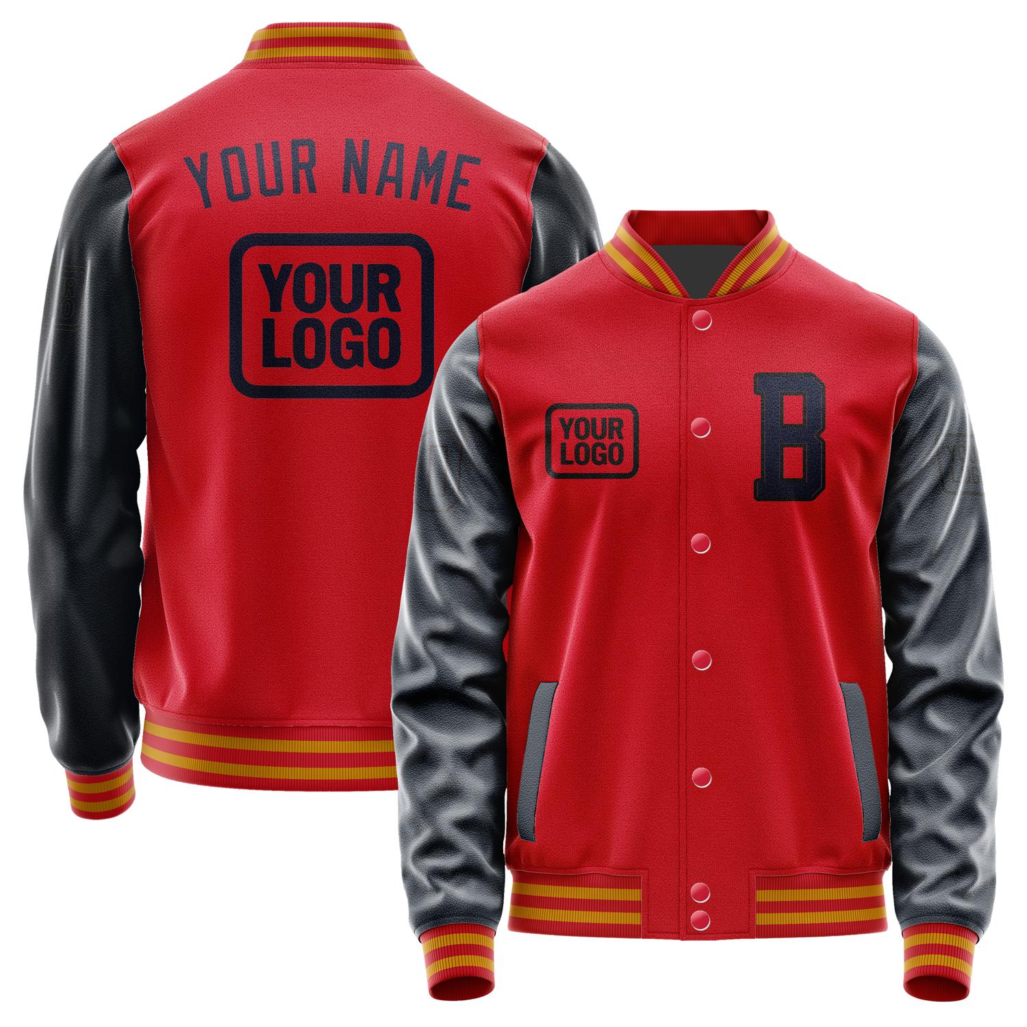 Custom Red Navy Jacket JA141411141917111117