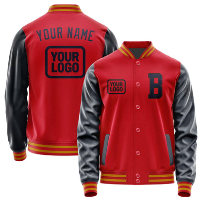Custom Red Navy Jacket JA141411141917111117