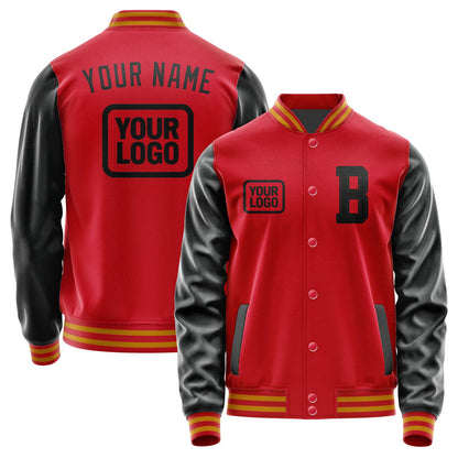 Custom Red Black Jacket JA141417141917171717