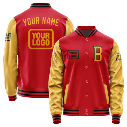Custom Red Yellow Jacket JA141419141717191917
