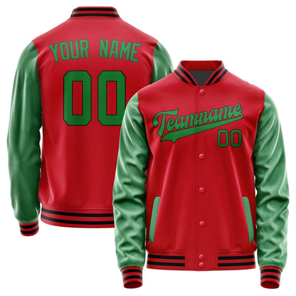 Custom Red Emerald Green Jacket JA1414241417B31724