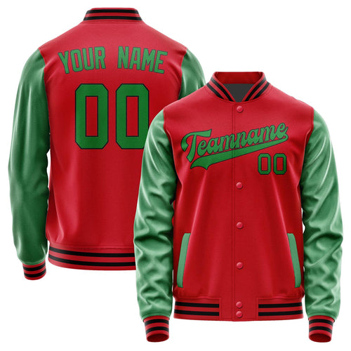Custom Red Emerald Green Jacket JA1414241417B31724