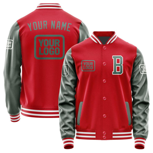 Custom Red Blue Green Jacket JA141427141818272718