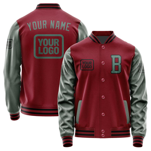 Custom Crimson Red Blue Green Jacket JA151527151717272717