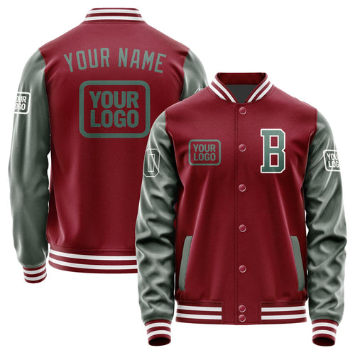 Custom Crimson Red Blue Green Jacket JA151527151818272718