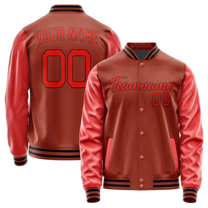 Custom Coral Red Orange Red Jacket JA1616121617B21712