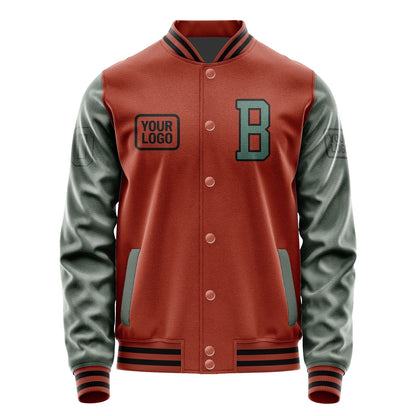 Custom Coral Red Blue Green Jacket JA161627161717272717