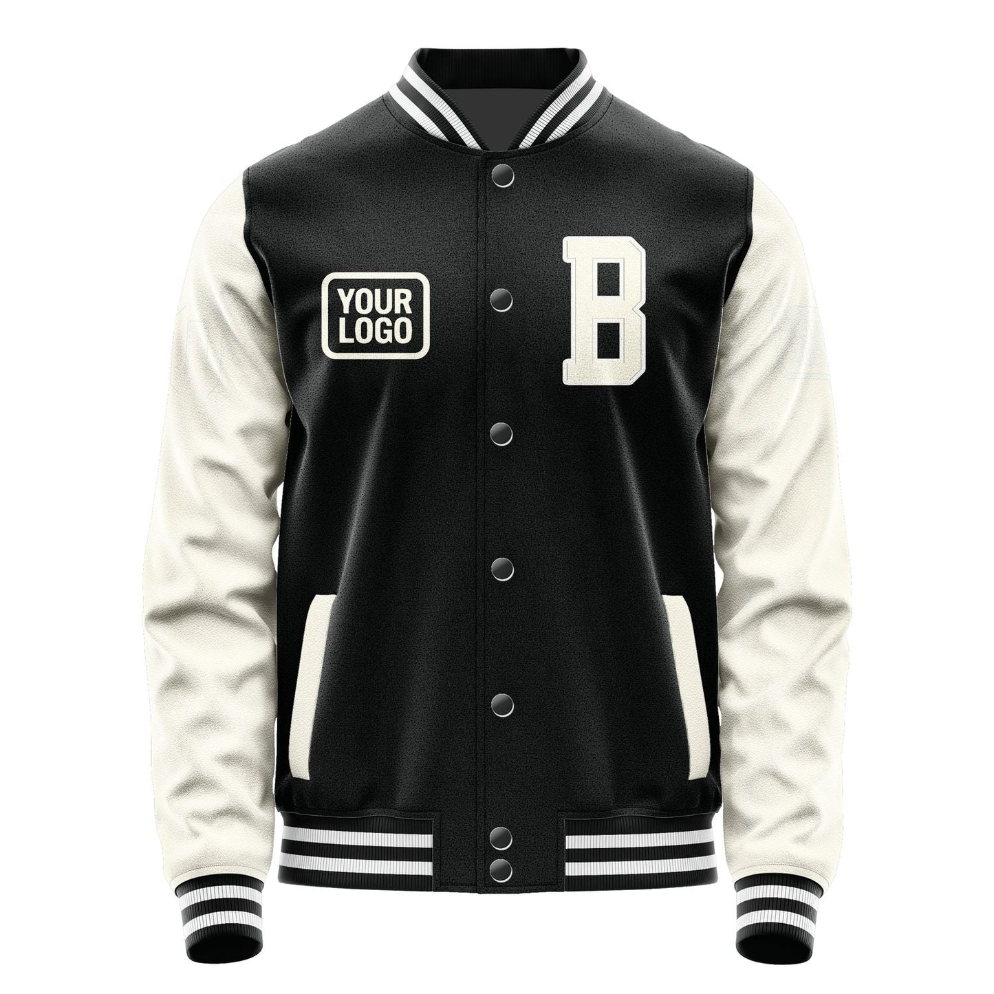 Custom Black Cream Jacket JA171703171818030318