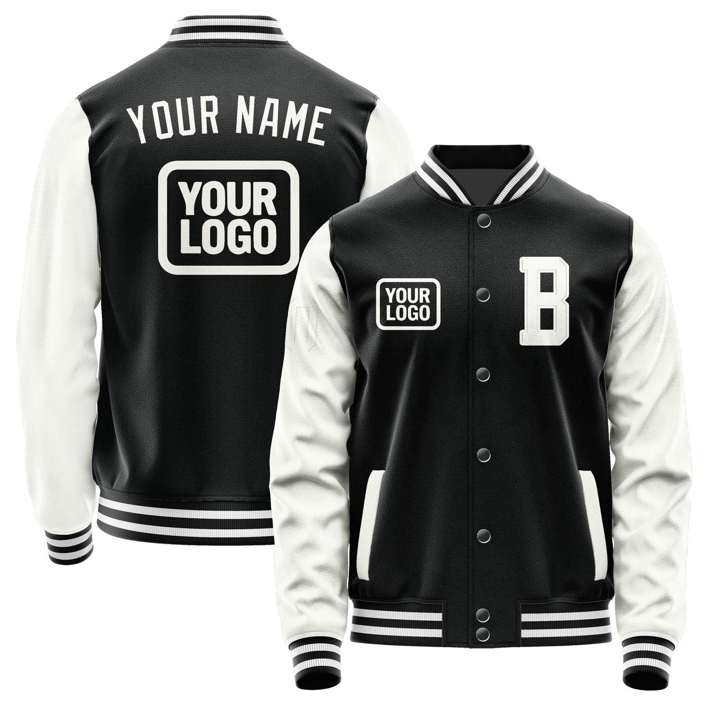 Custom Black White Jacket JA171718171818181818