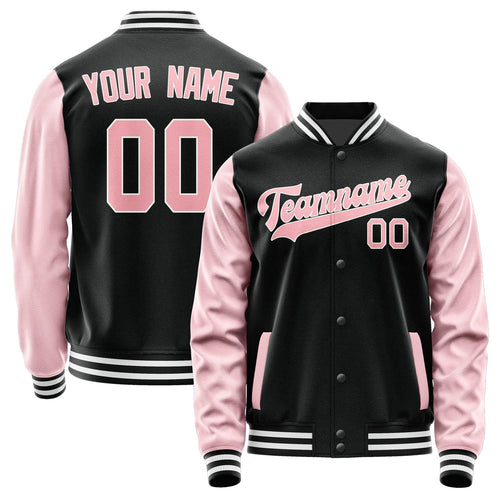 Custom Black Light Pink Jacket JA1717211718B31821
