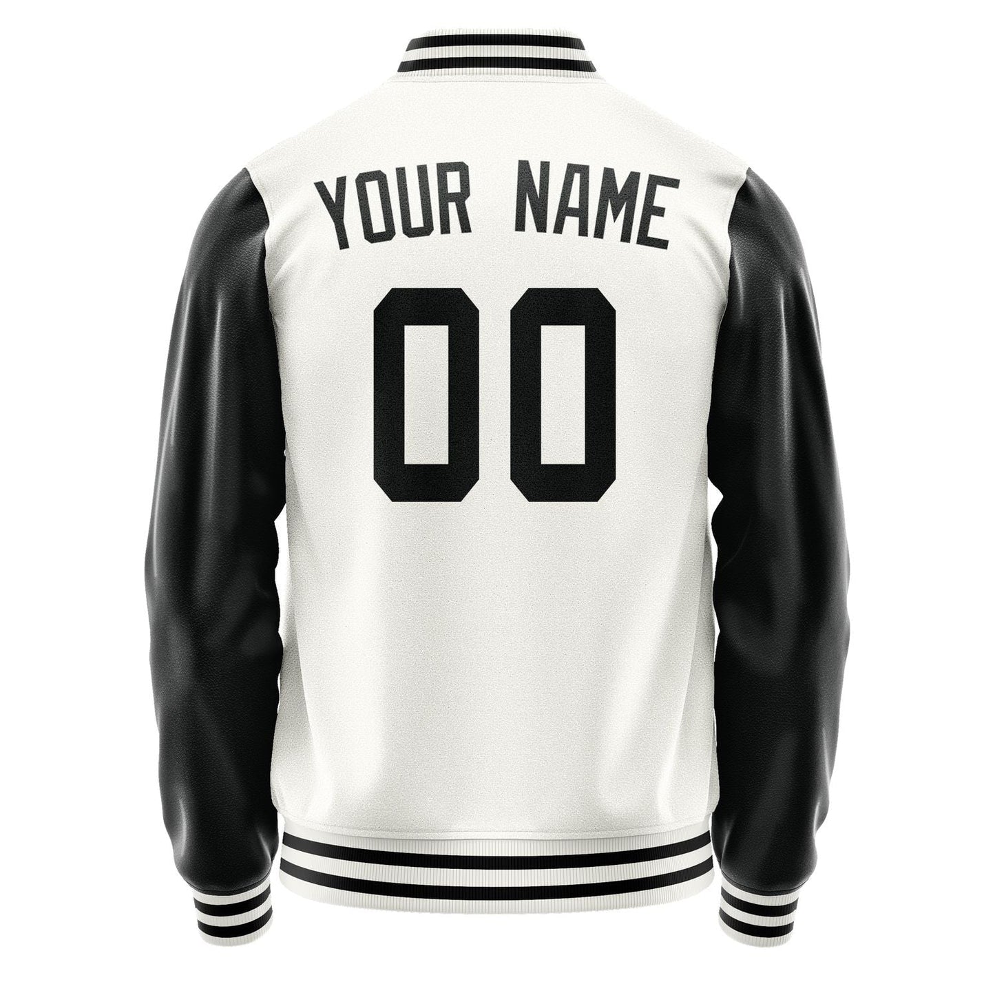 Custom White Black Jacket JA1818171817B31717