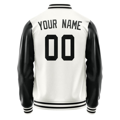 Custom White Black Jacket JA1818171817B31717
