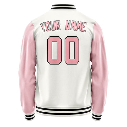 Custom White Light Pink Jacket JA1818211817B31721
