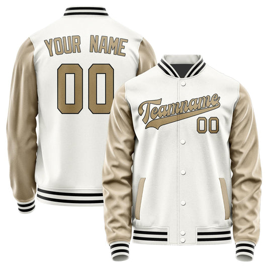 Custom White Light Khaki Jacket JA1818251817B31725