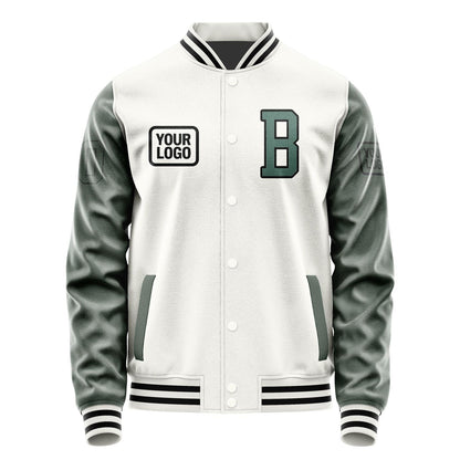 Custom White Blue Green Jacket JA181827181717272717
