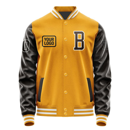 Custom Yellow Brown Jacket JA191901191818010118