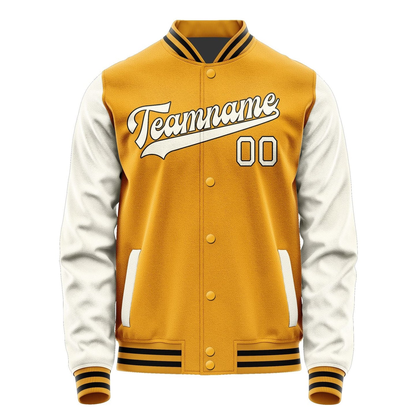 Custom Yellow Cream Jacket JA1919031917B31703