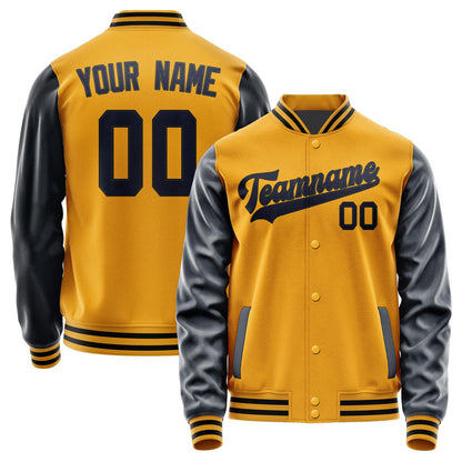 Custom Yellow Navy Jacket JA1919111917B31711