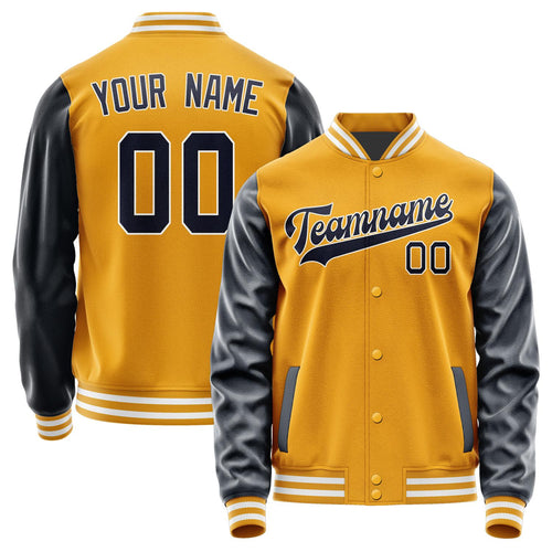 Custom Yellow Navy Jacket JA1919111918B31811