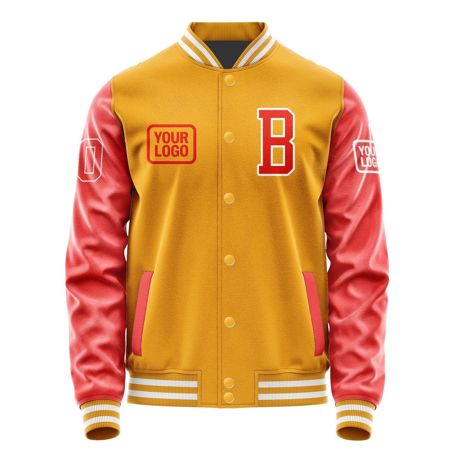 Custom Yellow Orange Red Jacket JA191912191818121218