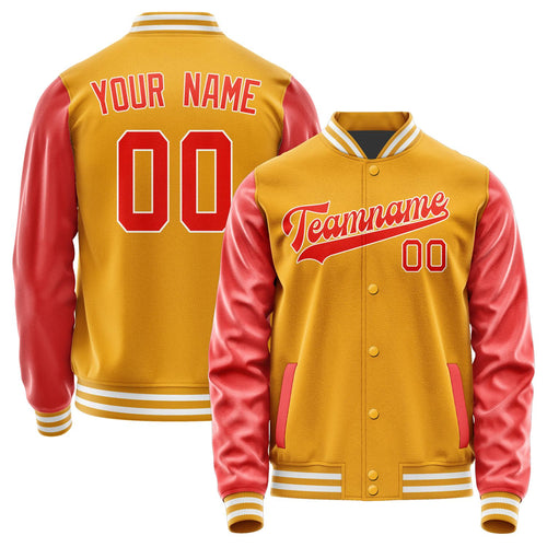 Custom Yellow Orange Red Jacket JA1919121918B31812