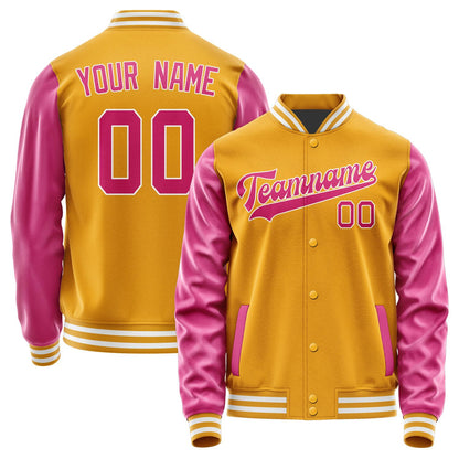 Custom Yellow Pink Jacket JA1919131918B31813