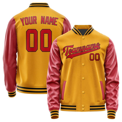 Custom Yellow Red Jacket JA1919141917B31714