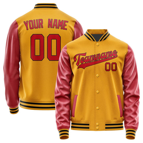 Custom Yellow Red Jacket JA1919141917B31714