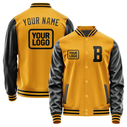 Custom Yellow Black Jacket JA191917191717171717