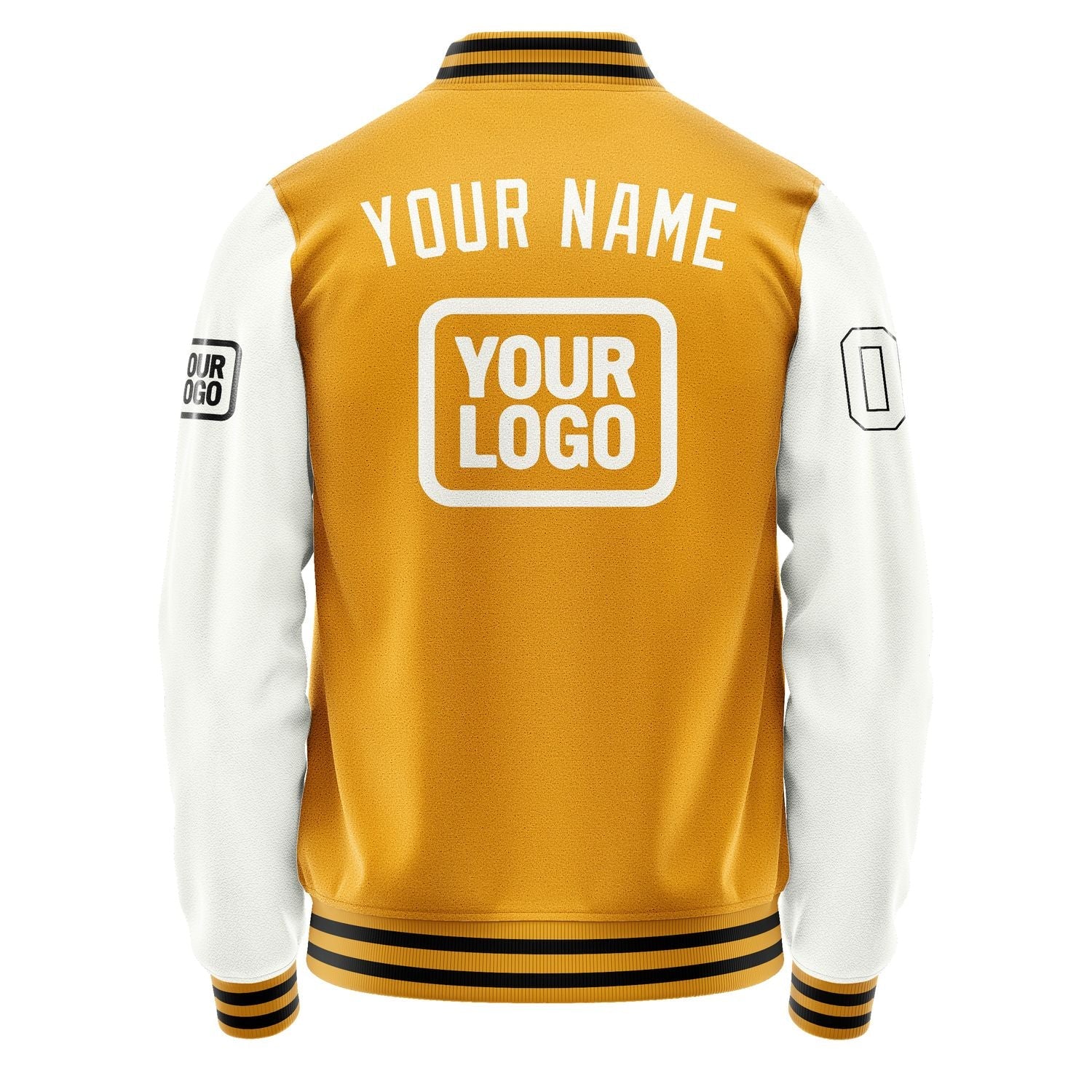 Custom Yellow White Jacket JA191918191717181817