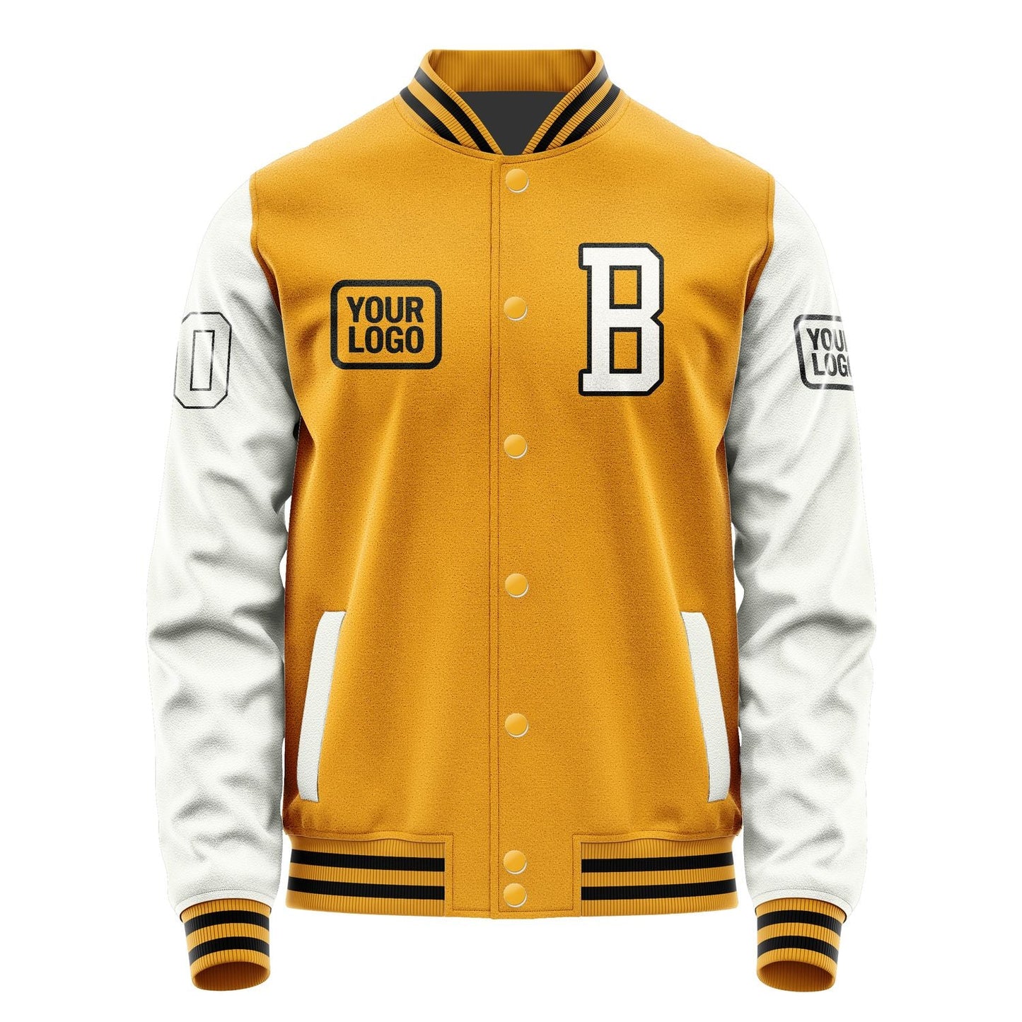 Custom Yellow White Jacket JA191918191717181817