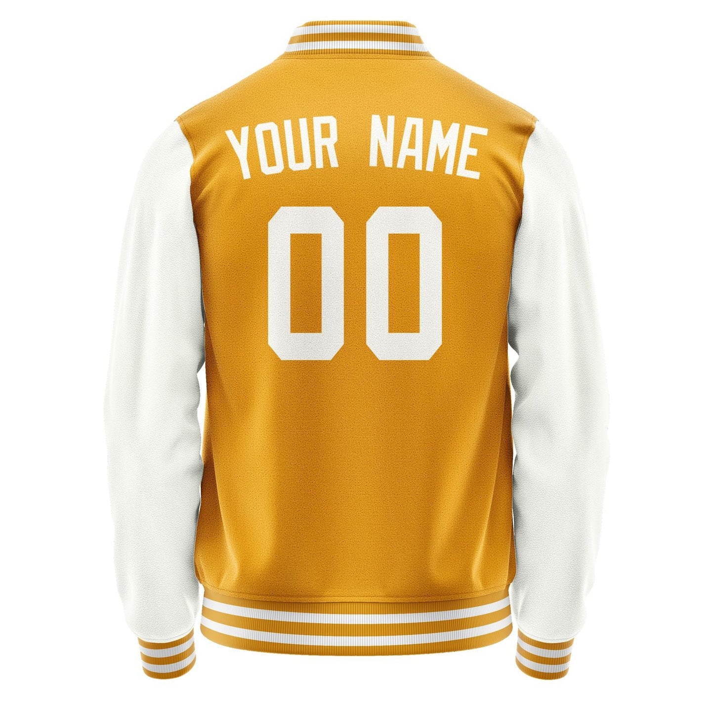 Custom Yellow White Jacket JA1919181918B31818