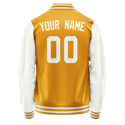 Custom Yellow White Jacket JA1919181918B31818