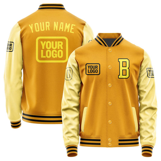 Custom Yellow Light Yellow Jacket JA191926191717262617